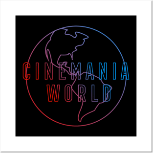 NEW Cinemania World Logo Posters and Art